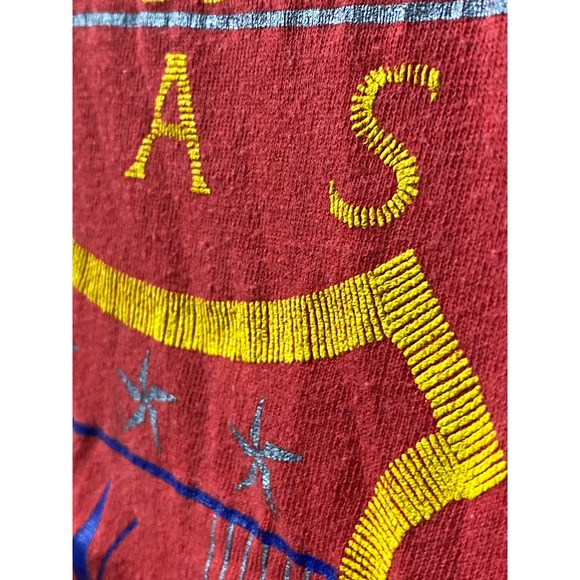 Vintage World Class Dad T Shirt Size Large Red Single Stitched USA - Picture 8 of 13